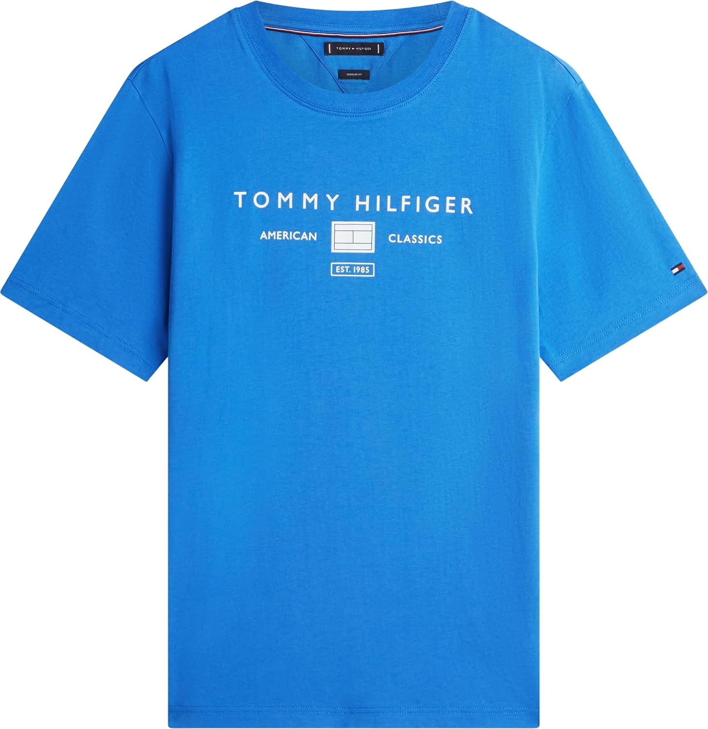 Detalle 2 de Tommy Hilfiger Brand Love Mono Stack Tee (MW0MW42365) maglietta uomo a maniche corte