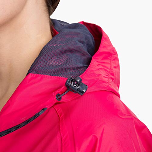 Thumbnail 7 de Trespass Womens Waterproof Packaway Jacket Qikpac Raspberry (Size 8)