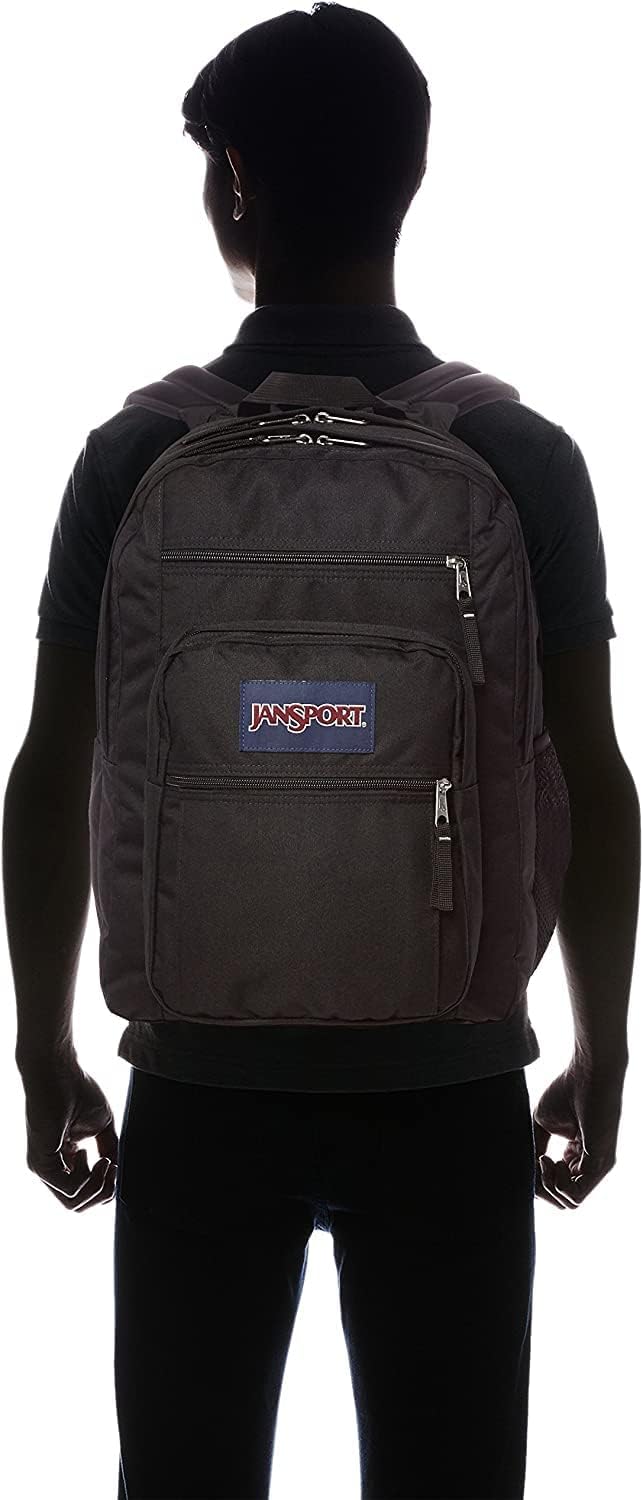 Detalle de JanSport Big Student Backpack (Black/Black, One Size)