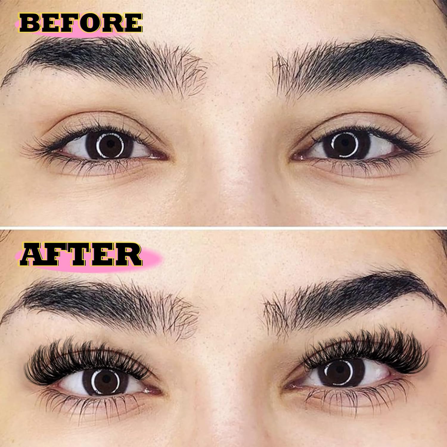 Thumbnail 4 de ALICE 280Pcs Wispy Lash Clusters, D-Curly 8-16mm