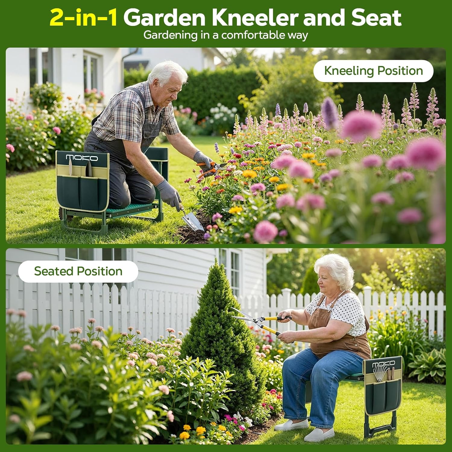 Thumbnail 4 de MoKo Garden Kneeler kneeling seat stool