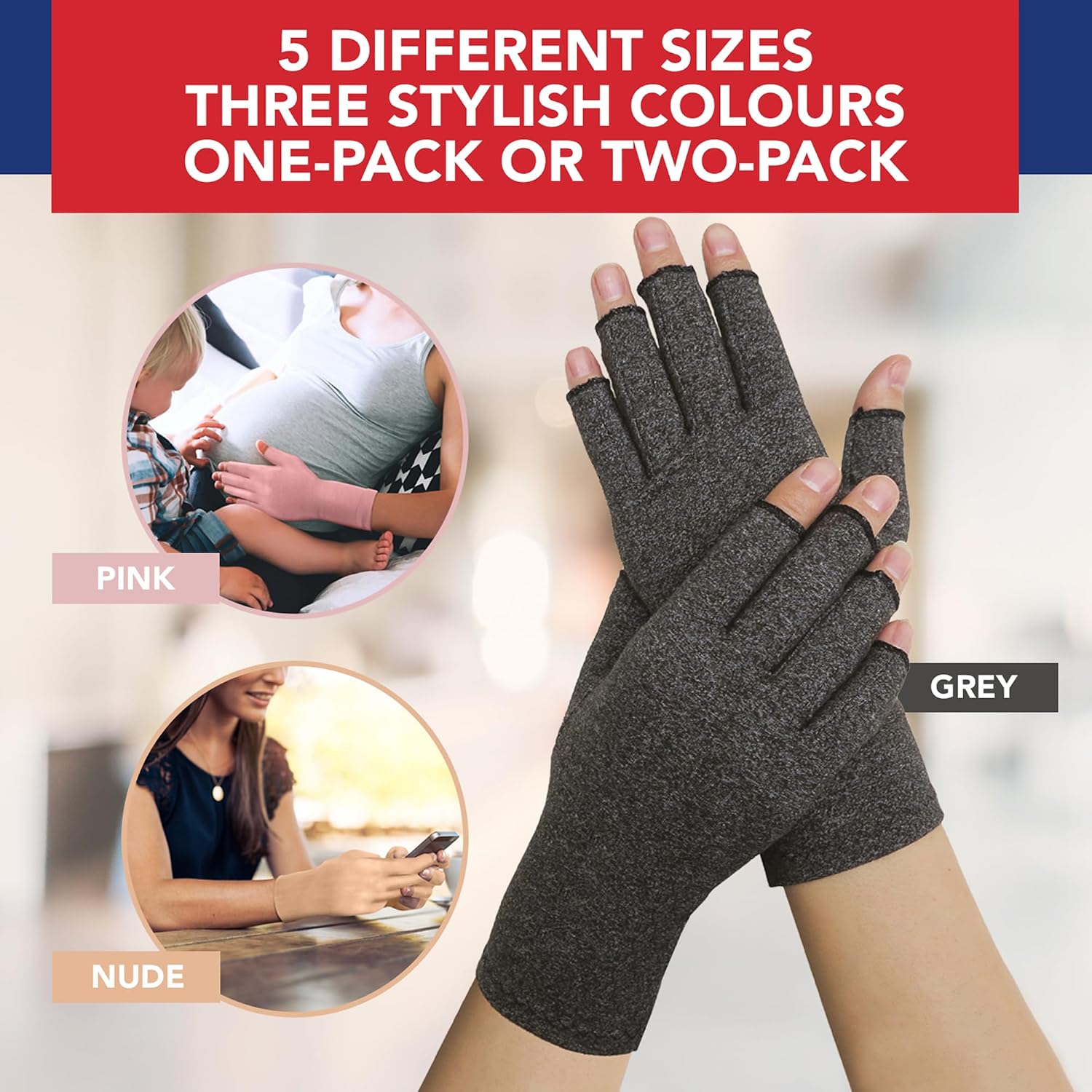 Thumbnail 6 de Dr Arthritis Full Length Copper Gloves