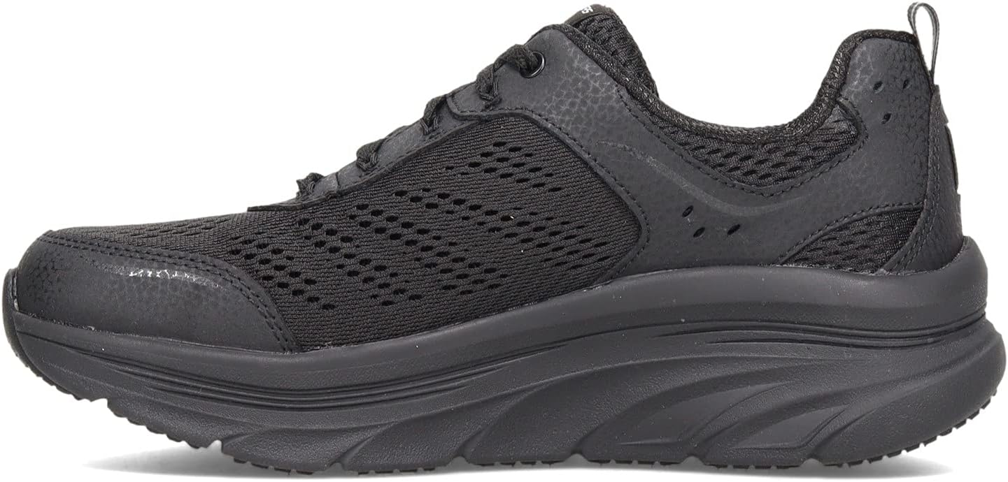 Detalle de Skechers Femme D'lux Walker Infinite Motion Baskets, Noir, 40 EU