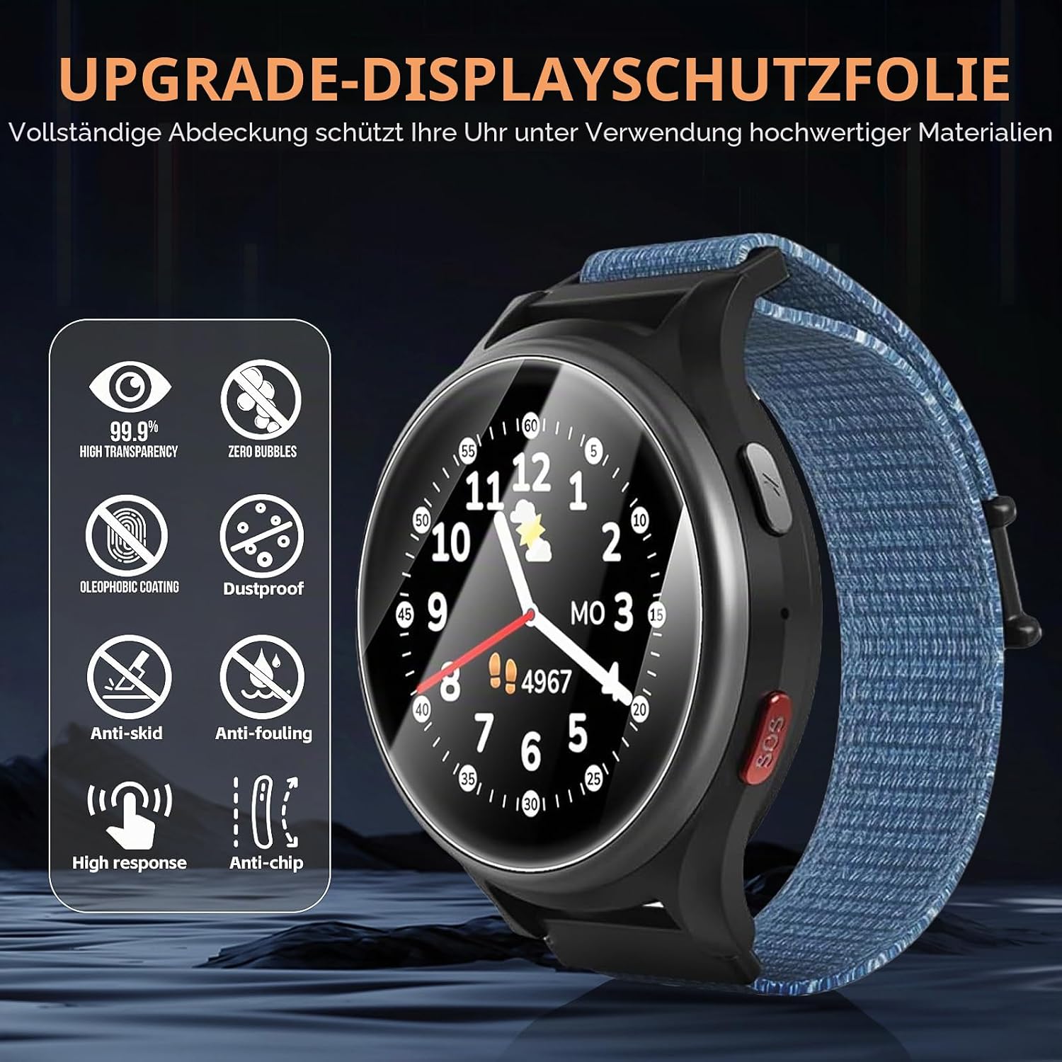 Detalle de Diruite 6-Stück Schutzfolie für ANIO 6 – ultradünner Displayschutz aus TPU