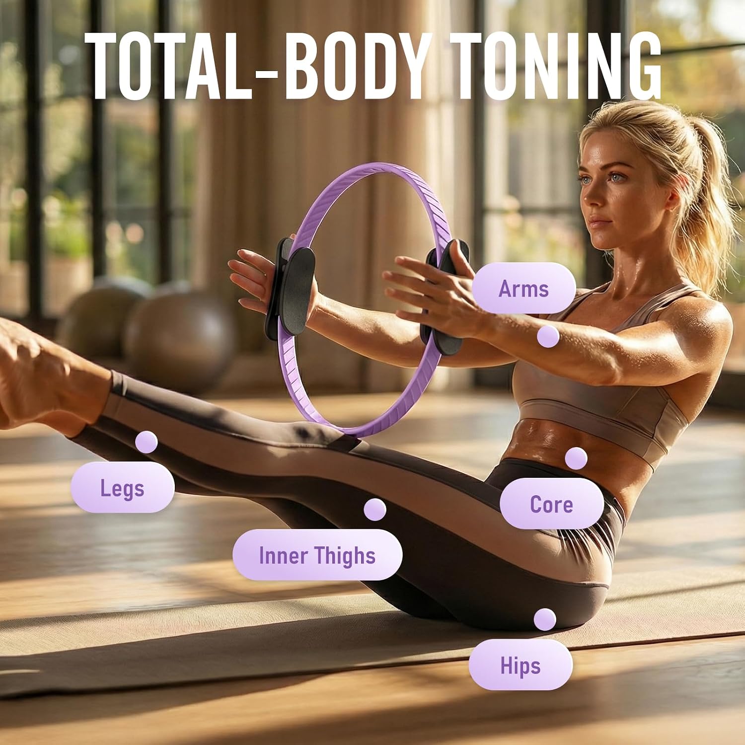 Detalle 2 de JKSHMYT Pilates Ring 14.5in Home Kit