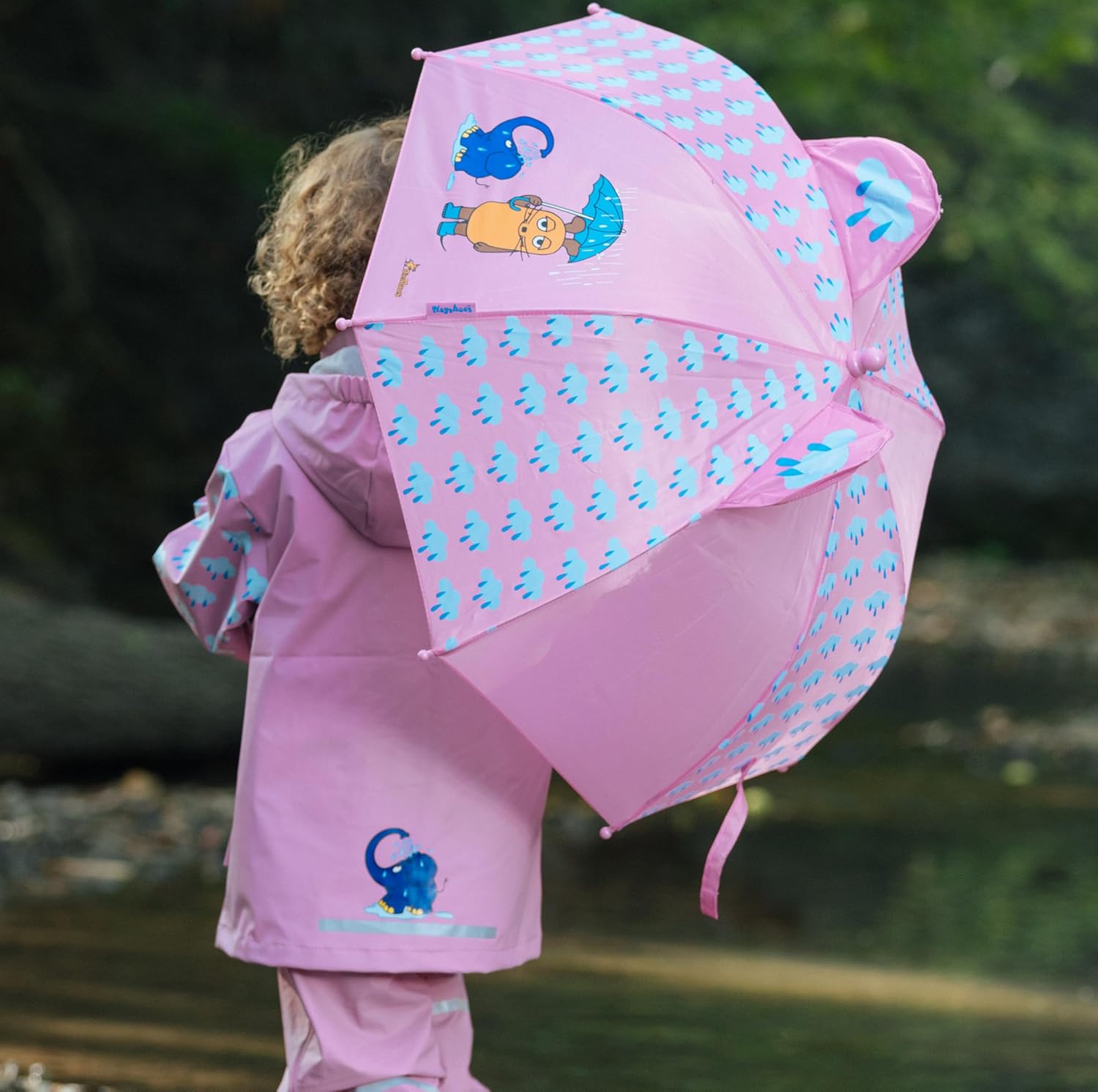 Thumbnail 5 de Playshoes Unisex Kinder Regenjacke Outdoorjacke – wasserdicht, winddicht und sicher bei jedem Wetter