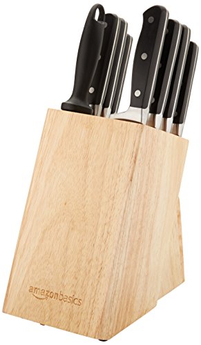 Thumbnail 2 de Amazon Basics Juego de Cuchillos de Cocina 9 Piezas, Negro 🔪