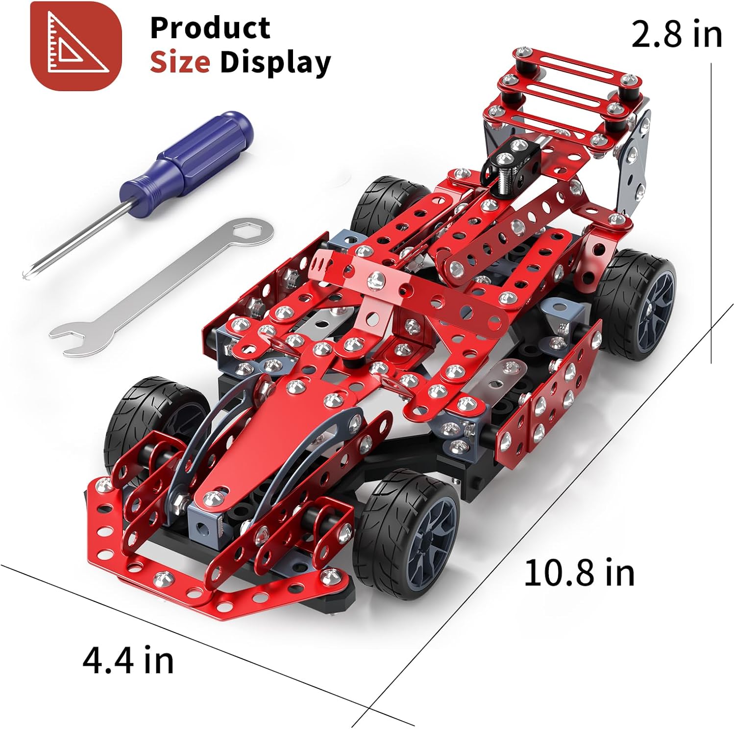 Thumbnail 6 de STEM Model Car Building Kit, 287 Pieces
