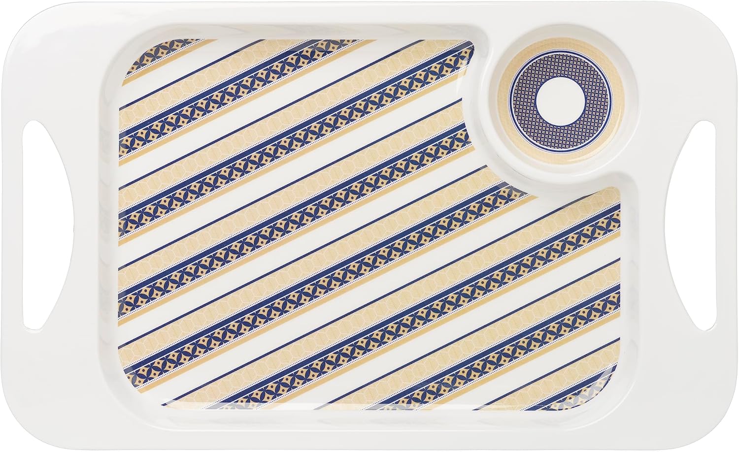 Thumbnail 5 de Lightweight melamine snack tray 33.8cm