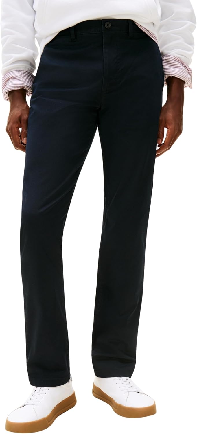Thumbnail 4 de Tommy Hilfiger Men’s Core Denton Essential Twill Straight Fit Chinos (Black)