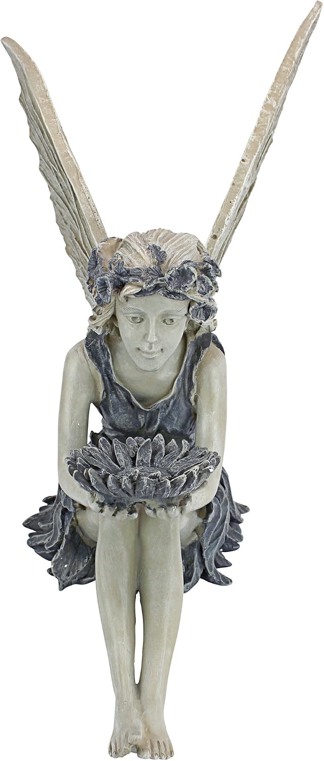 Detalle 2 de Design Toscano EU41620 – karmnik dla ptaków, 51 cm, żywica i kruszony kamień