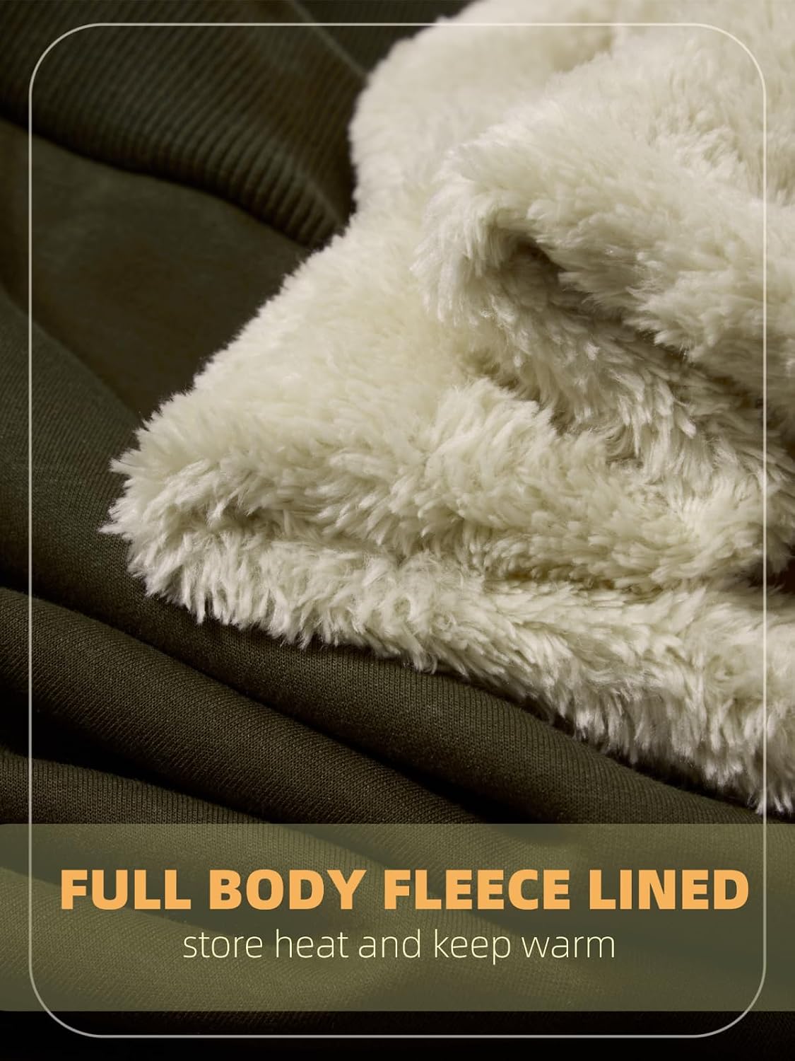 Detalle de PrimeCrest fleecehoodie voor heren met fleecevoering, capuchon en kangoeroezak