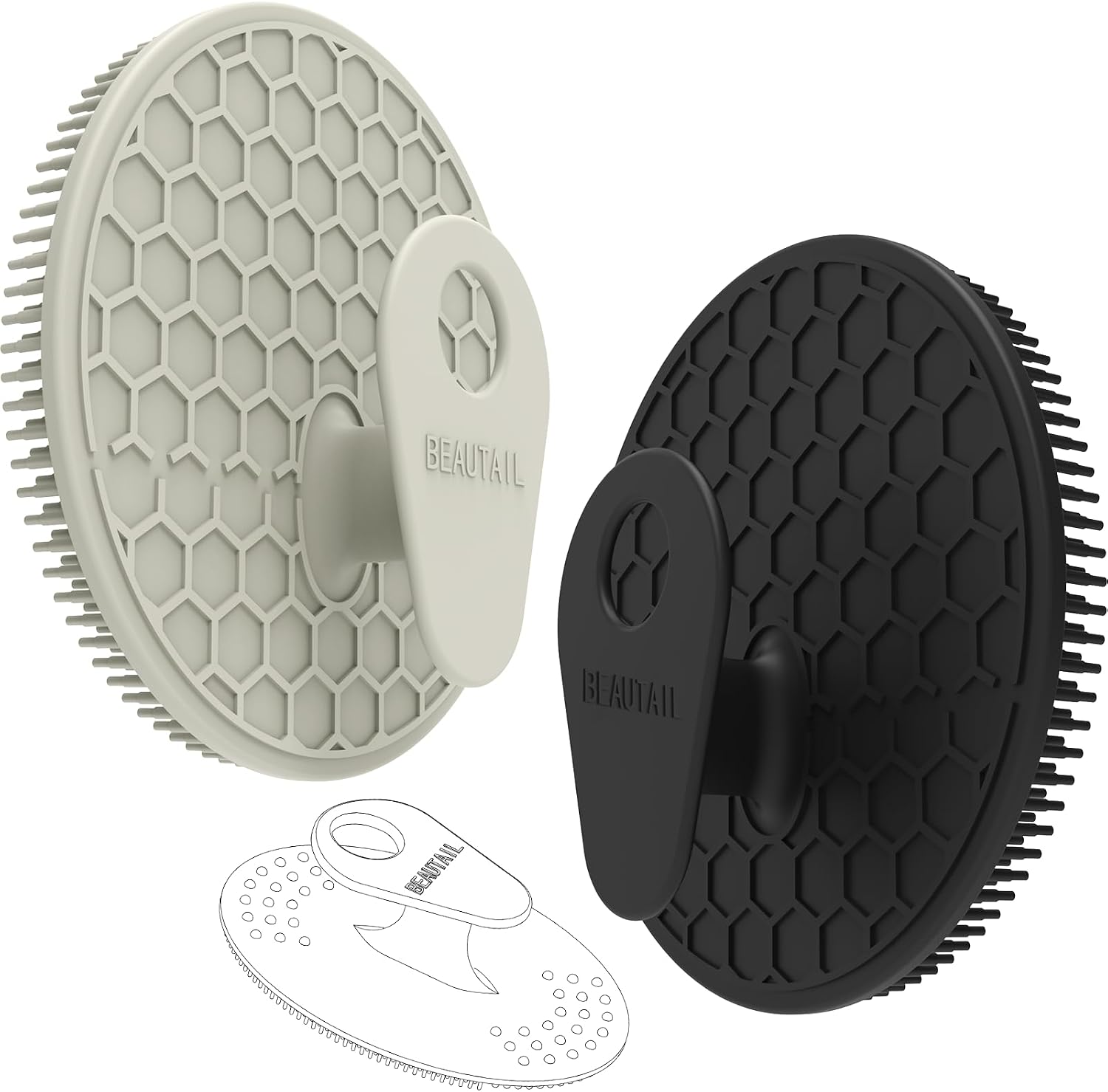Thumbnail 6 de Silicone scrubber set 3 pack, 3-piece