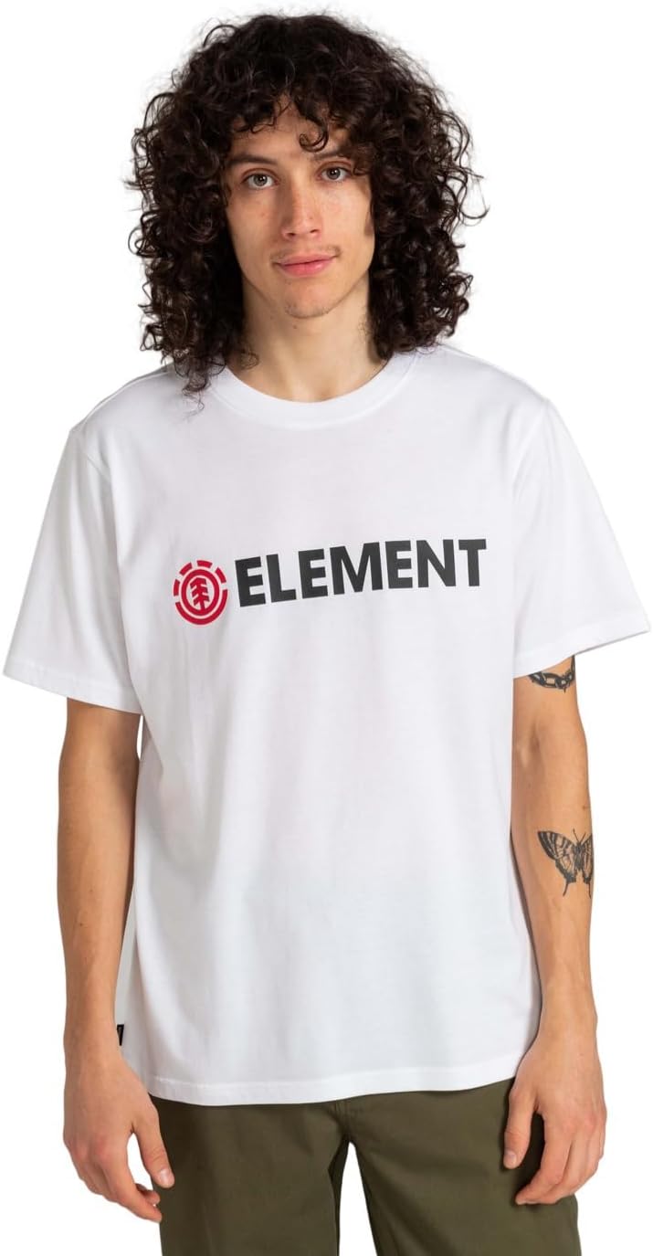 Detalle de Element Blazin T-Shirt Homme (Lot de 1) – T-shirt écran épuré pour homme