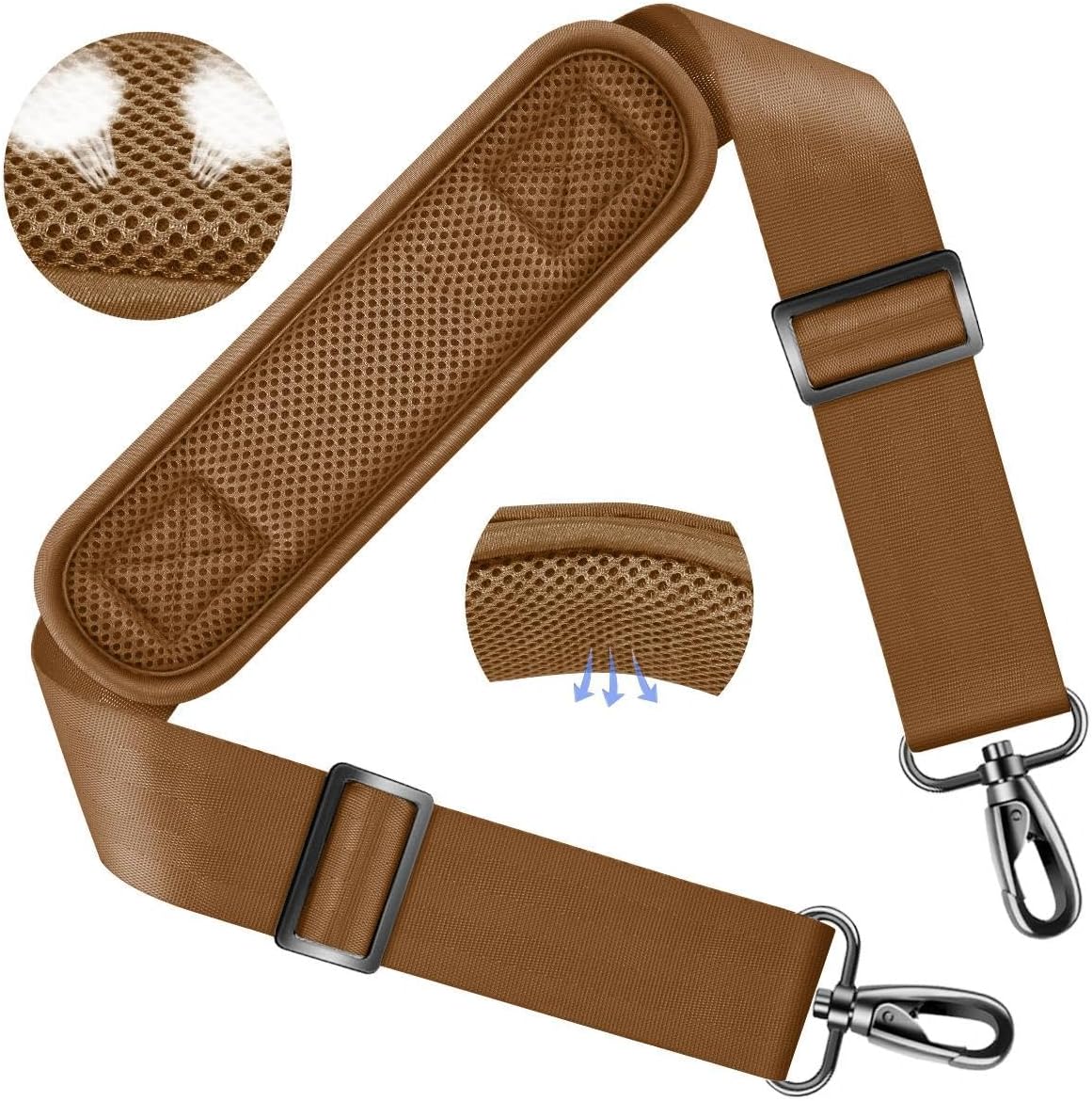 Thumbnail 6 de ZINZ Shoulder Strap 58" Universal Handbag Strap with Ultra-thick Fixed Padded and Dual Balanced Adjustable Buckles