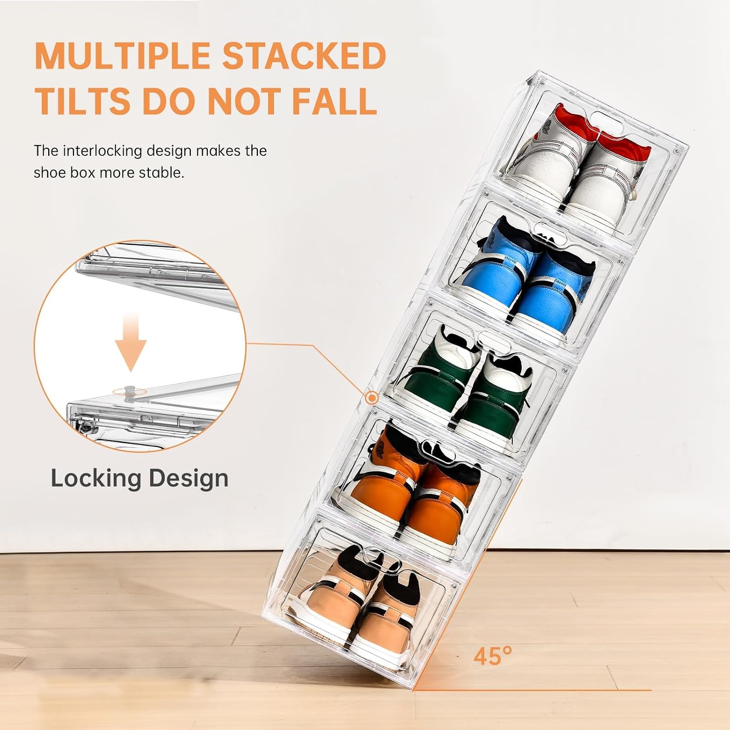 Thumbnail 3 de INSTY 12-Pack Shoe Storage Box