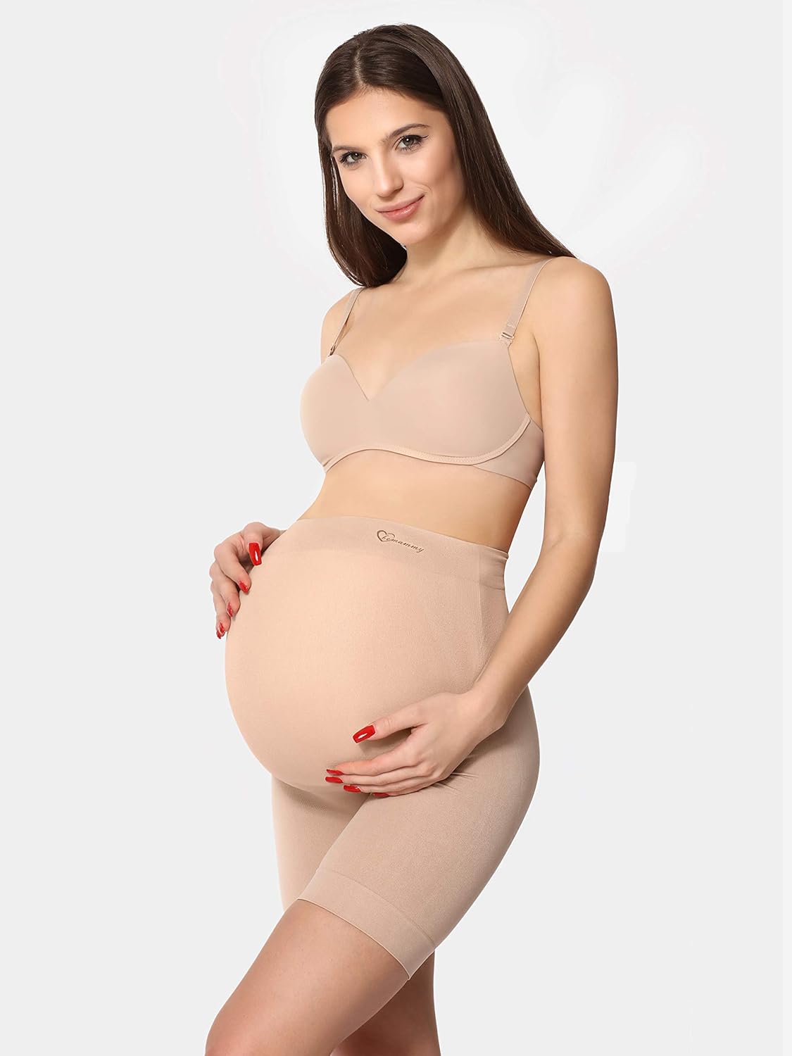 Thumbnail 5 de Be Mammy Shorts de maternité – Short taille haute sans coutures latérales