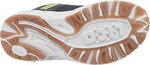 Detalle 2 de Lico Unisex BARNEY VS Hallenschuhe für Kinder – Blau/Schwarz/Lemon, Größe 39 EU