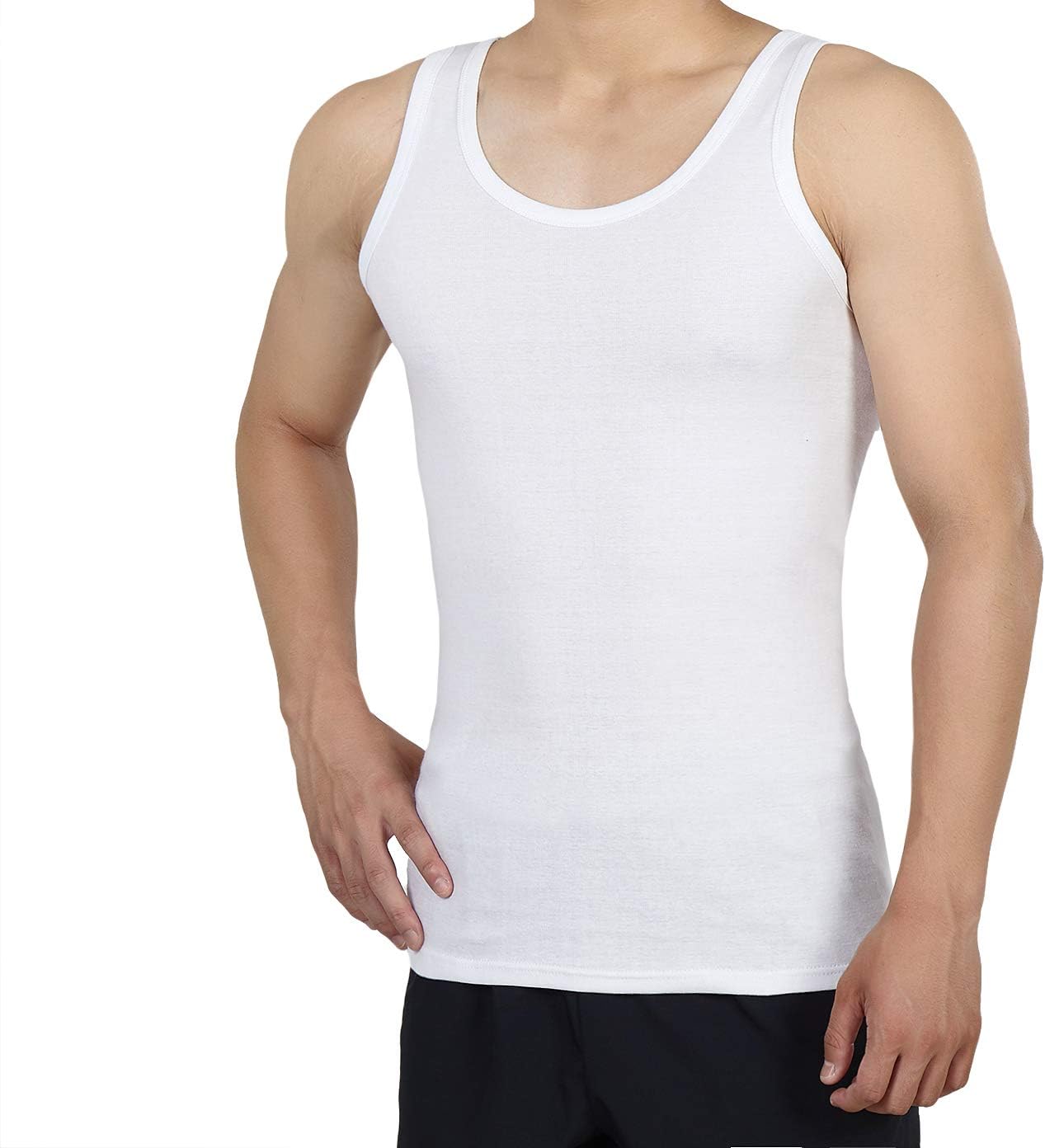 Thumbnail 1 de NUOZA Unterhemden Herren 3/5er Pack – U-Neck, ärmellos, 100% Baumwolle