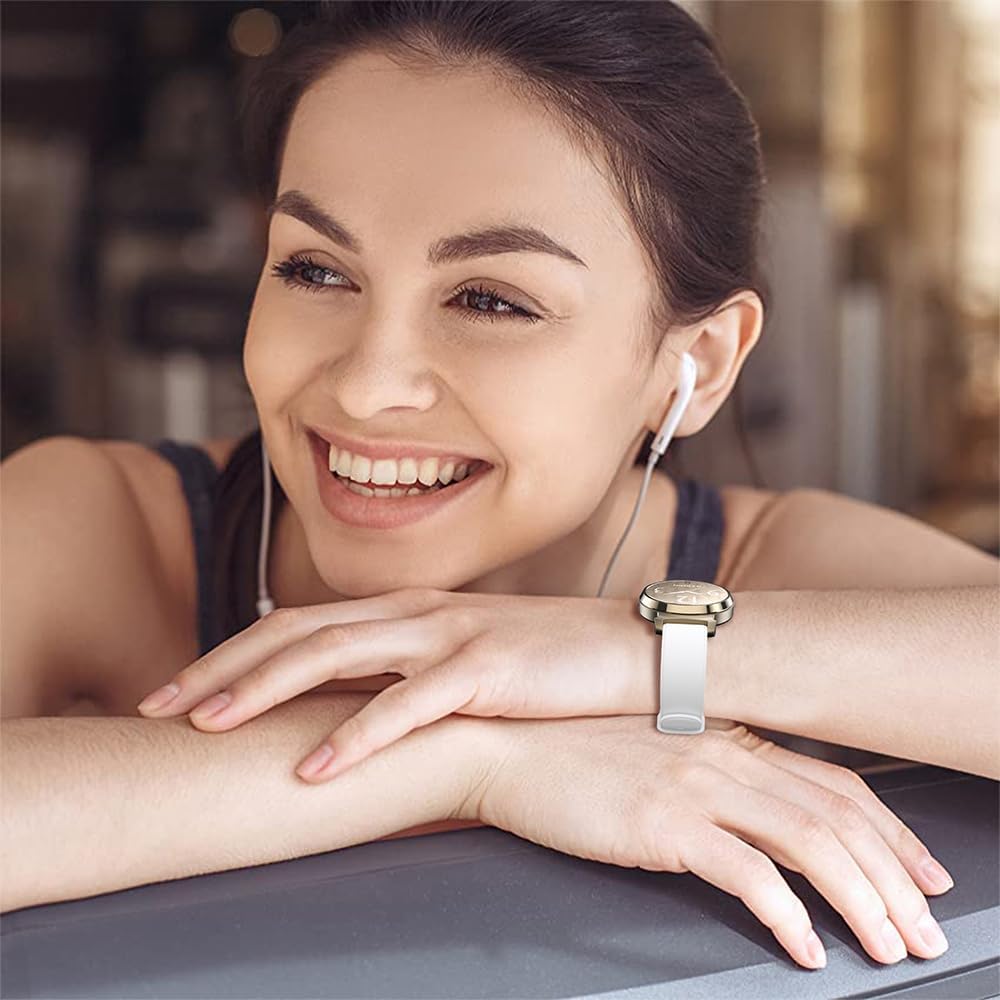 Thumbnail 4 de BYISYUE Watch Strap for Garmin Lily 2 / Lily 2 Active (14mm) Silicone Sport Replacement Band