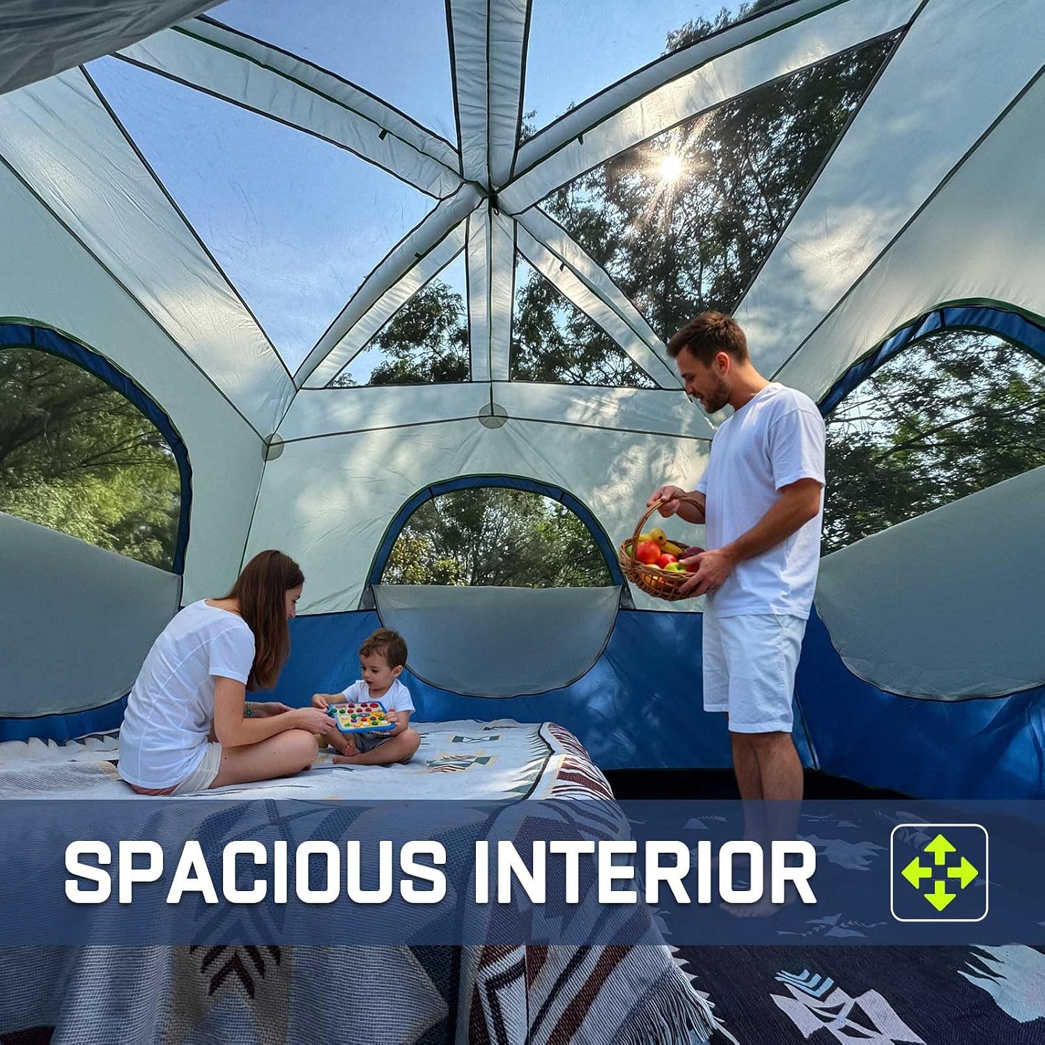 Detalle de Happy Travel Tent 6 Person Tent for Camping
