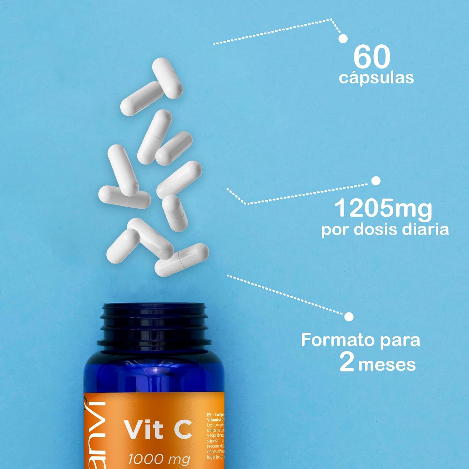 Thumbnail 3 de Drasanvi Vitamina C 1000 mg 60 cápsulas