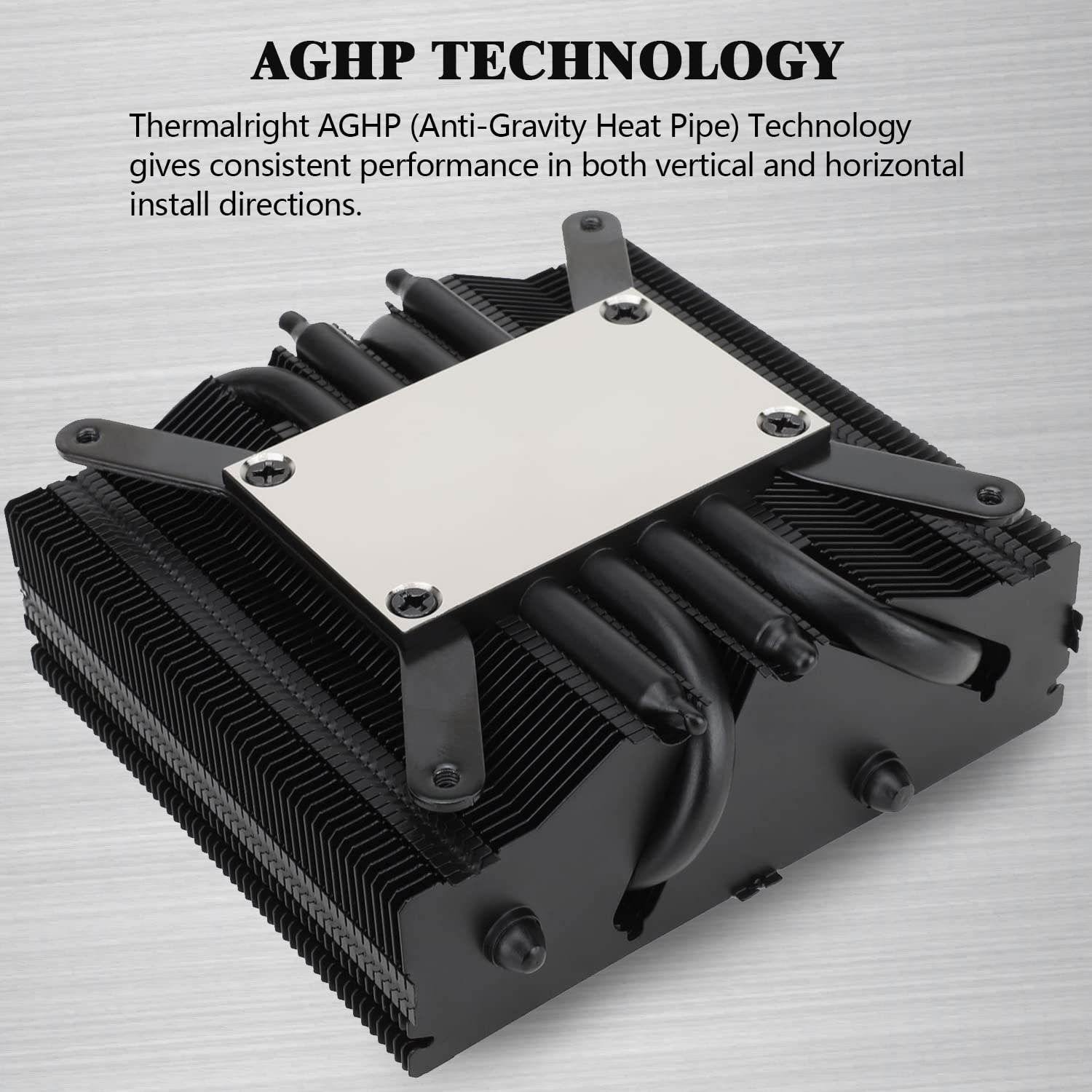 Thumbnail 1 de Thermalright AXP90 X53 Black: Low-Profile ITX CPU Cooler for AM4/AM5 and Intel LGA