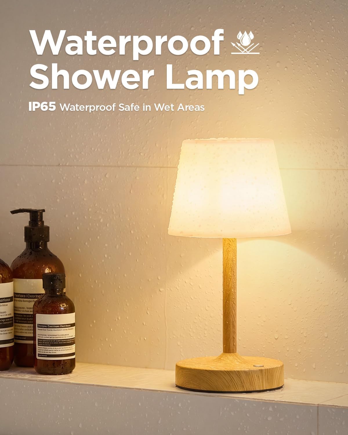 Detalle 2 de Cordless Shower Lamp with IP65 Protection