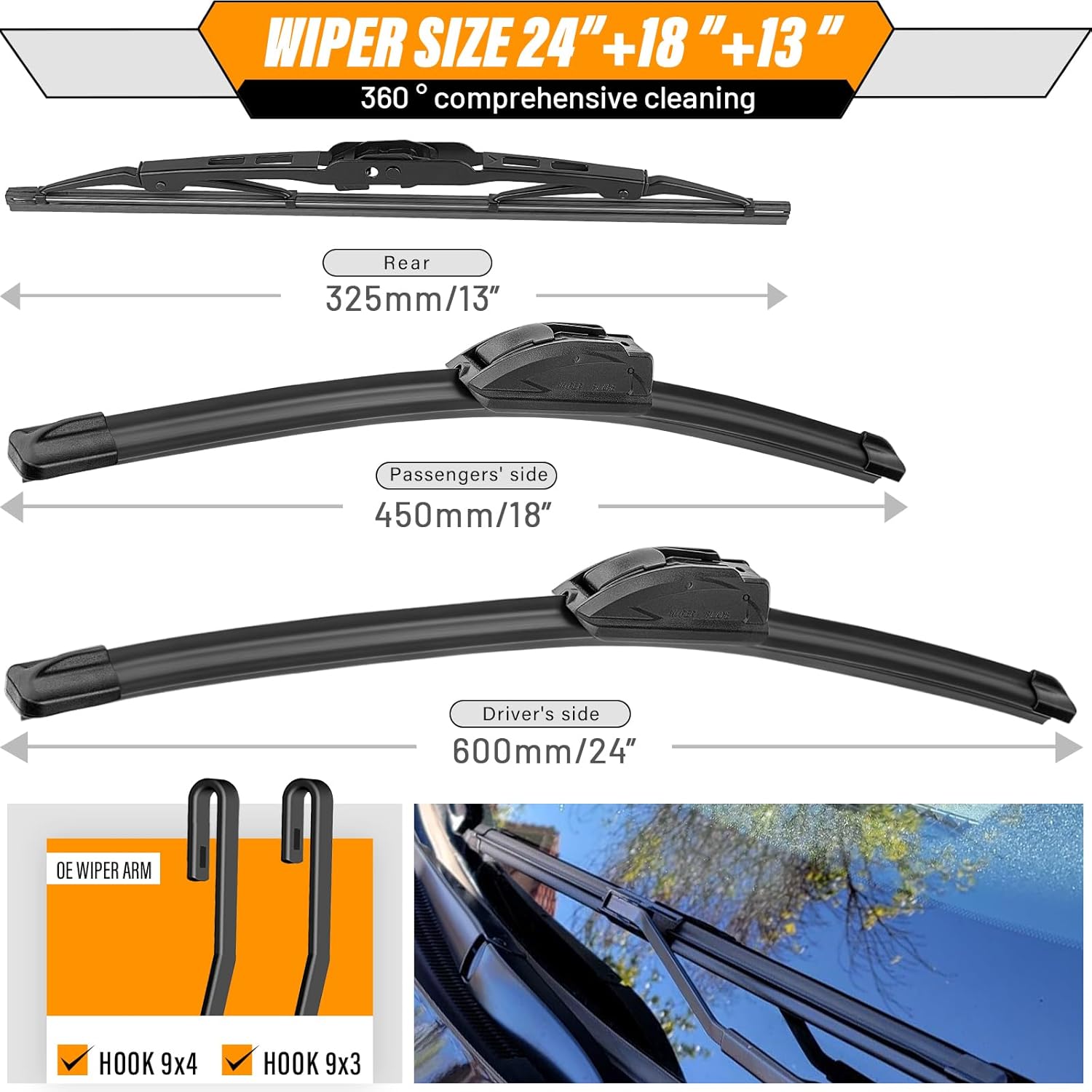 Thumbnail 2 de Chevy Equinox Wiper Set 24