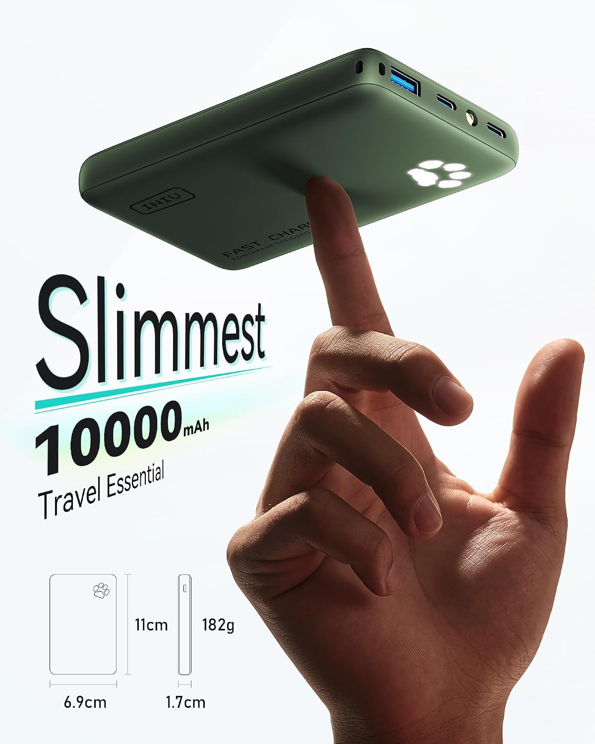 Thumbnail 1 de INIU Portable Charger: Ultra Thin 10000mAh, 45W PD Power Bank