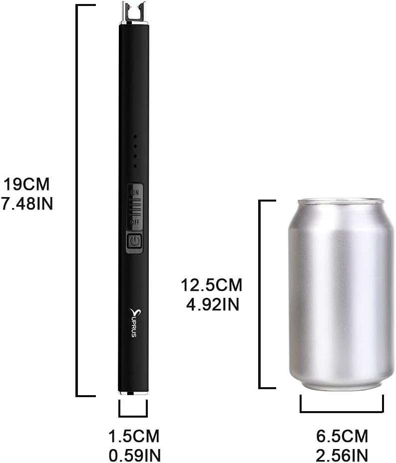 Thumbnail 6 de SUPRUS Accendino elettrico ad arco elettrico antivento ricaricabile USB con serratura di sicurezza