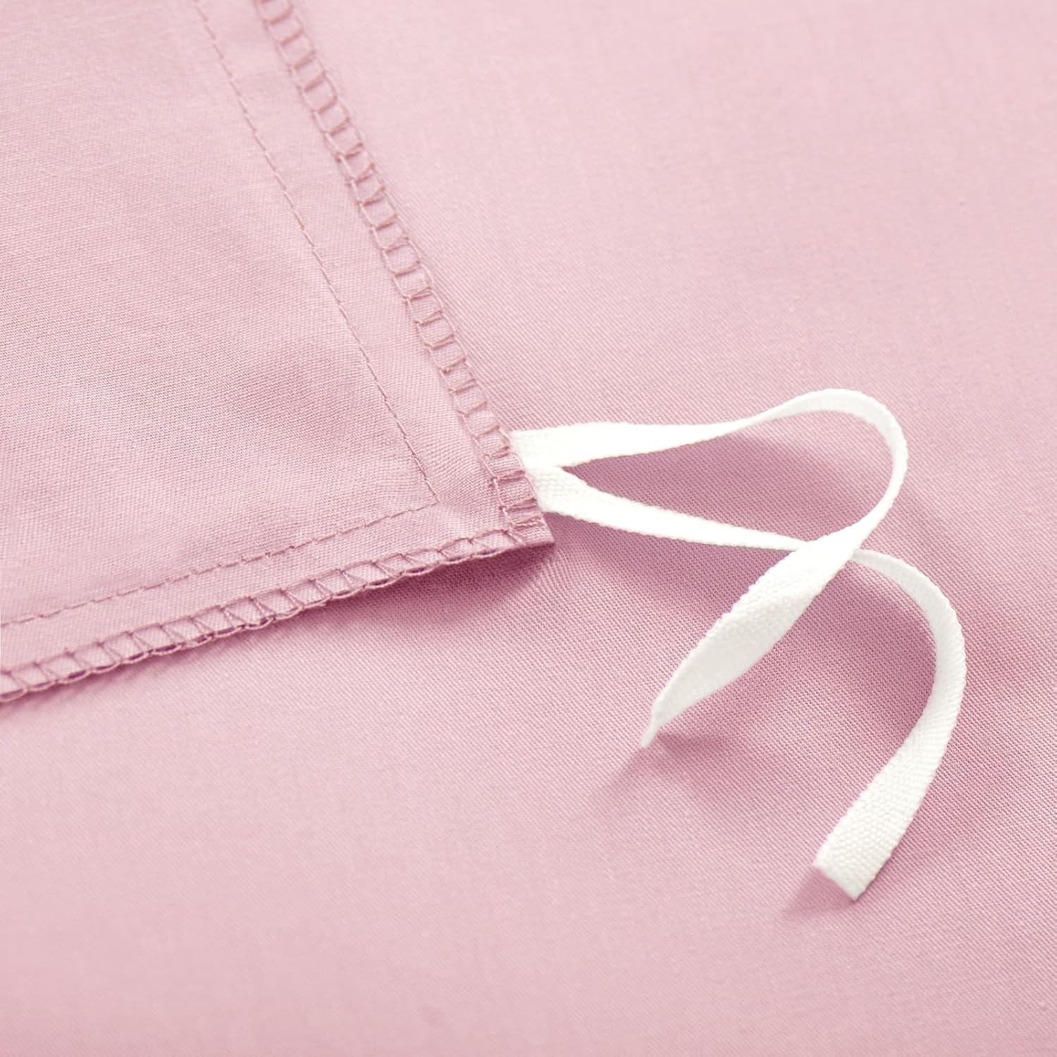 Thumbnail 6 de Aisbo Bettwäsche 200x220 cm aus Baumwolle, Rosa – 3-teiliges Set mit Reißverschluss
