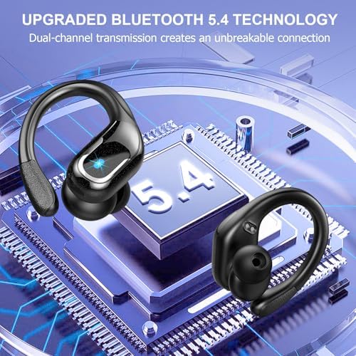 Detalle 2 de Ltinist Cuffie Bluetooth 5.4 Sport: autonomia record e sound HI-FI per allenamenti intensi
