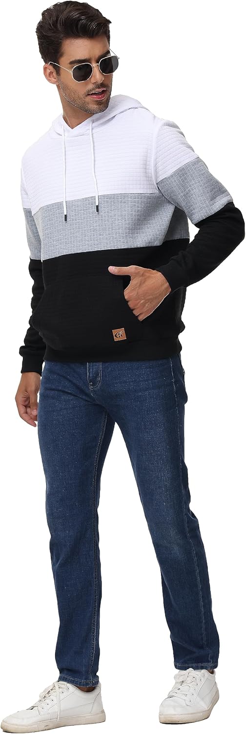 Detalle 2 de YuKaiChen Patchwork Hoodie Herren