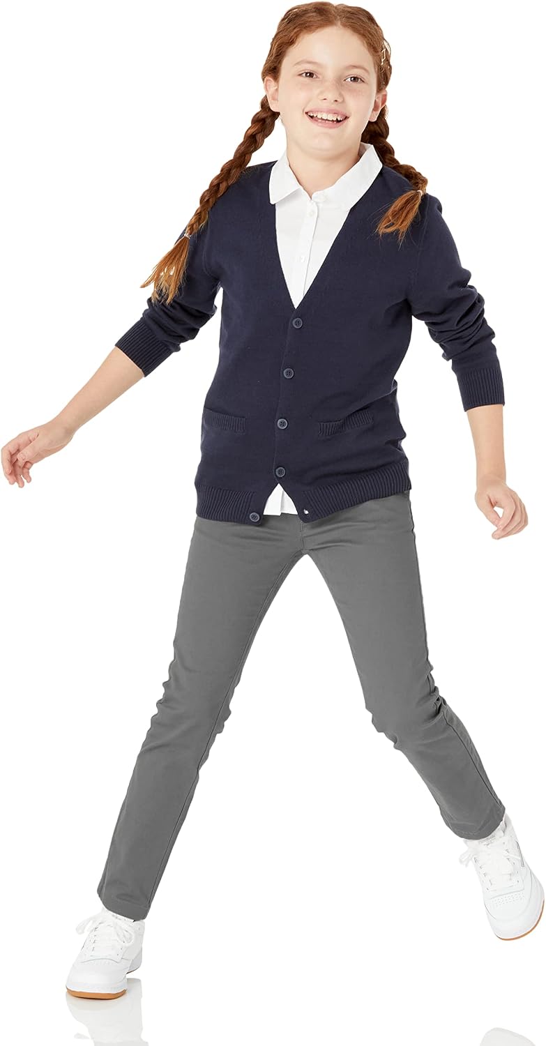 Detalle 2 de Amazon Essentials Girls Uniform Cardigan Sweater