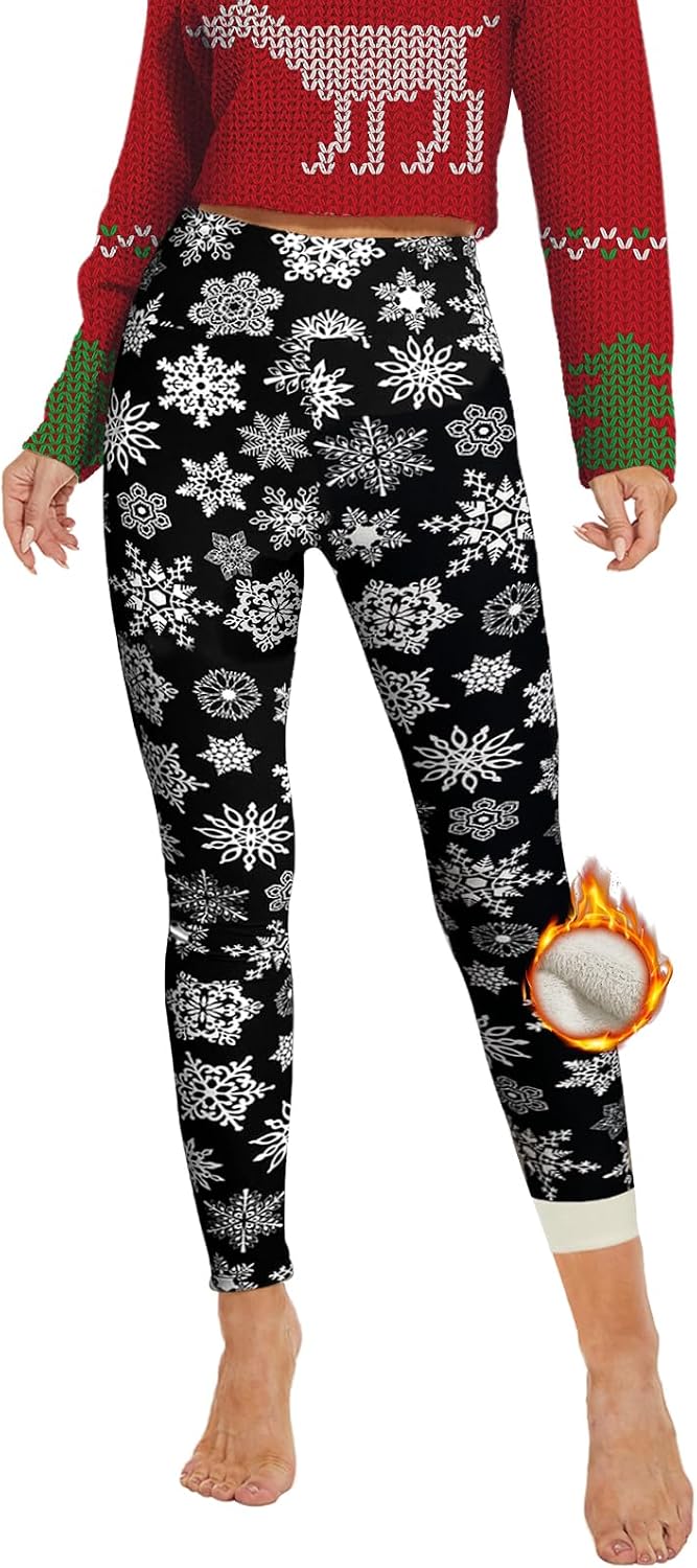 Thumbnail 4 de AMIYOYO Thermo Leggings Damen gefüttert – Thermohose ⛄
