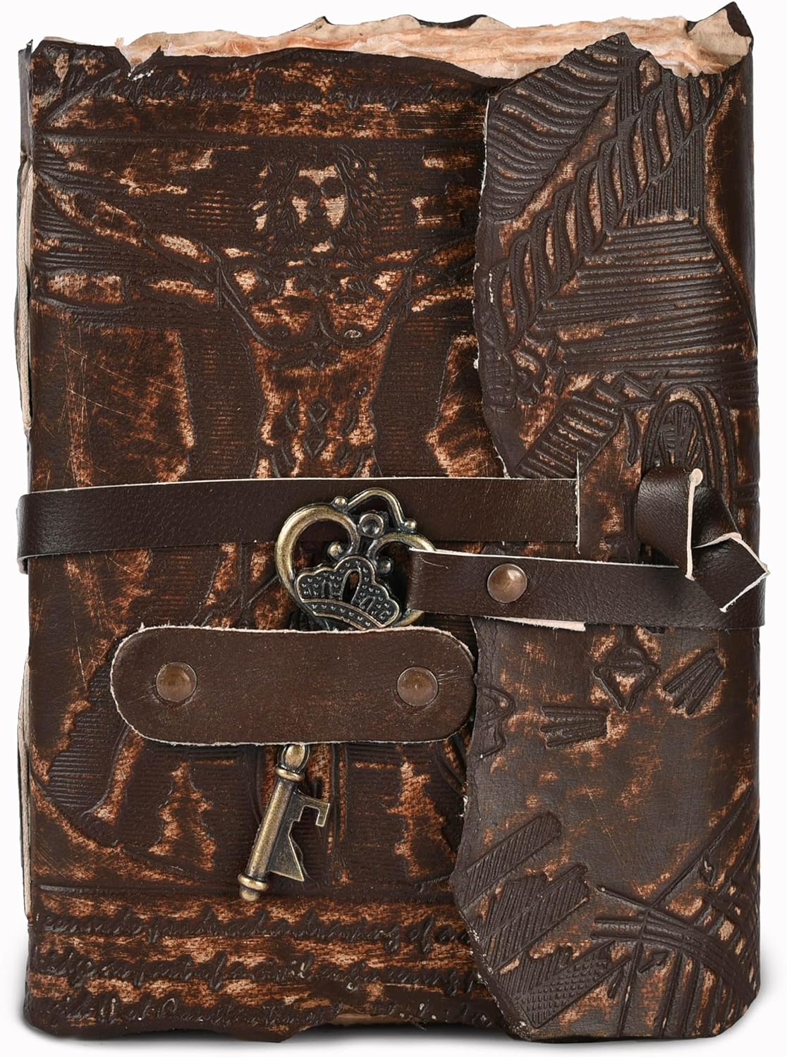 Detalle 2 de Leather Village Journal, 7 x 5 Inches