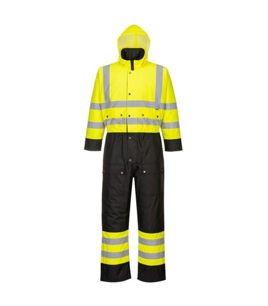 Detalle de Portwest S485 tuta bicolore foderata giallo/nero, XXL