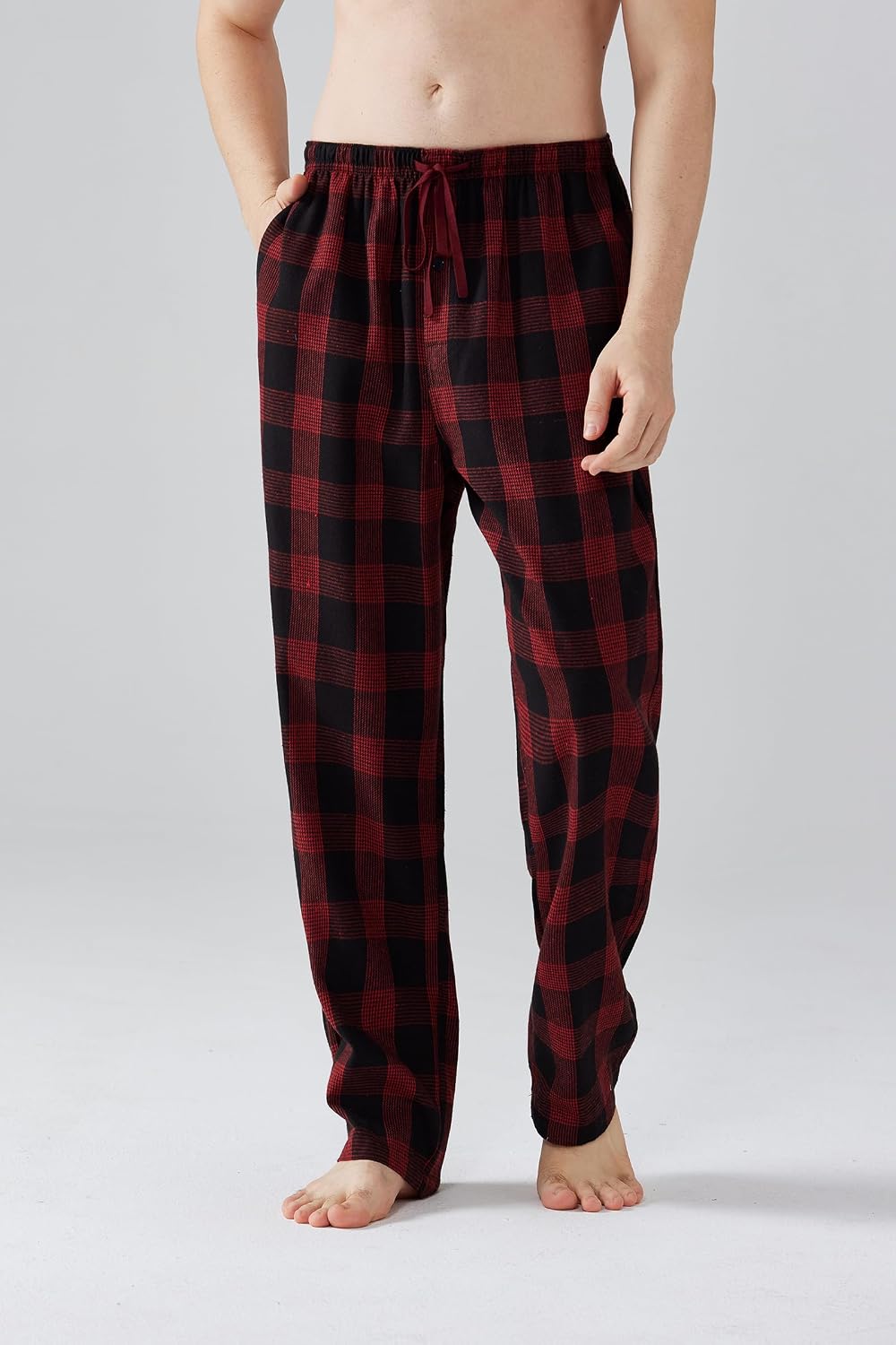 Detalle de Jveyvth Pyjamahose Flanell mit Taschen