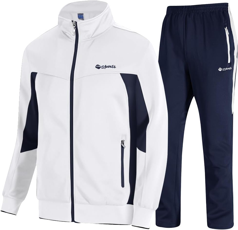 Detalle de TBMPOY Men's Tracksuit 2-Piece Full Zip
