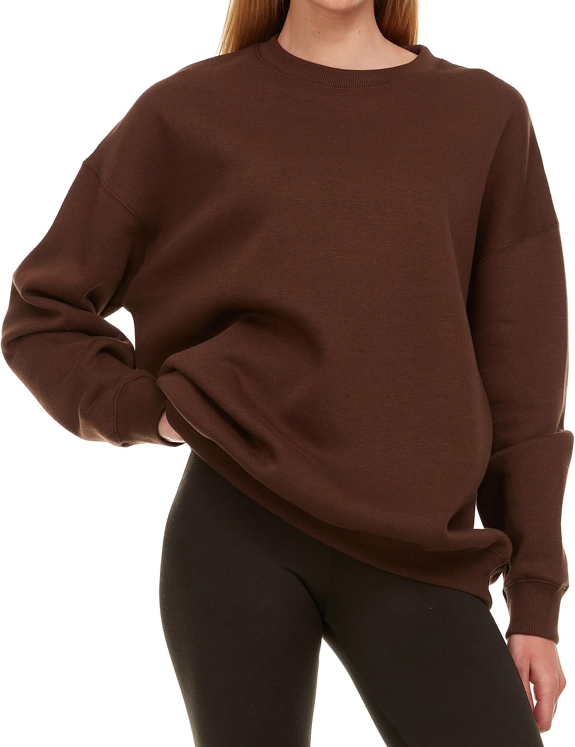 Thumbnail 6 de Oversized Sweatshirt for Women – Crewneck Fleece Pullover (Plus Size Included)