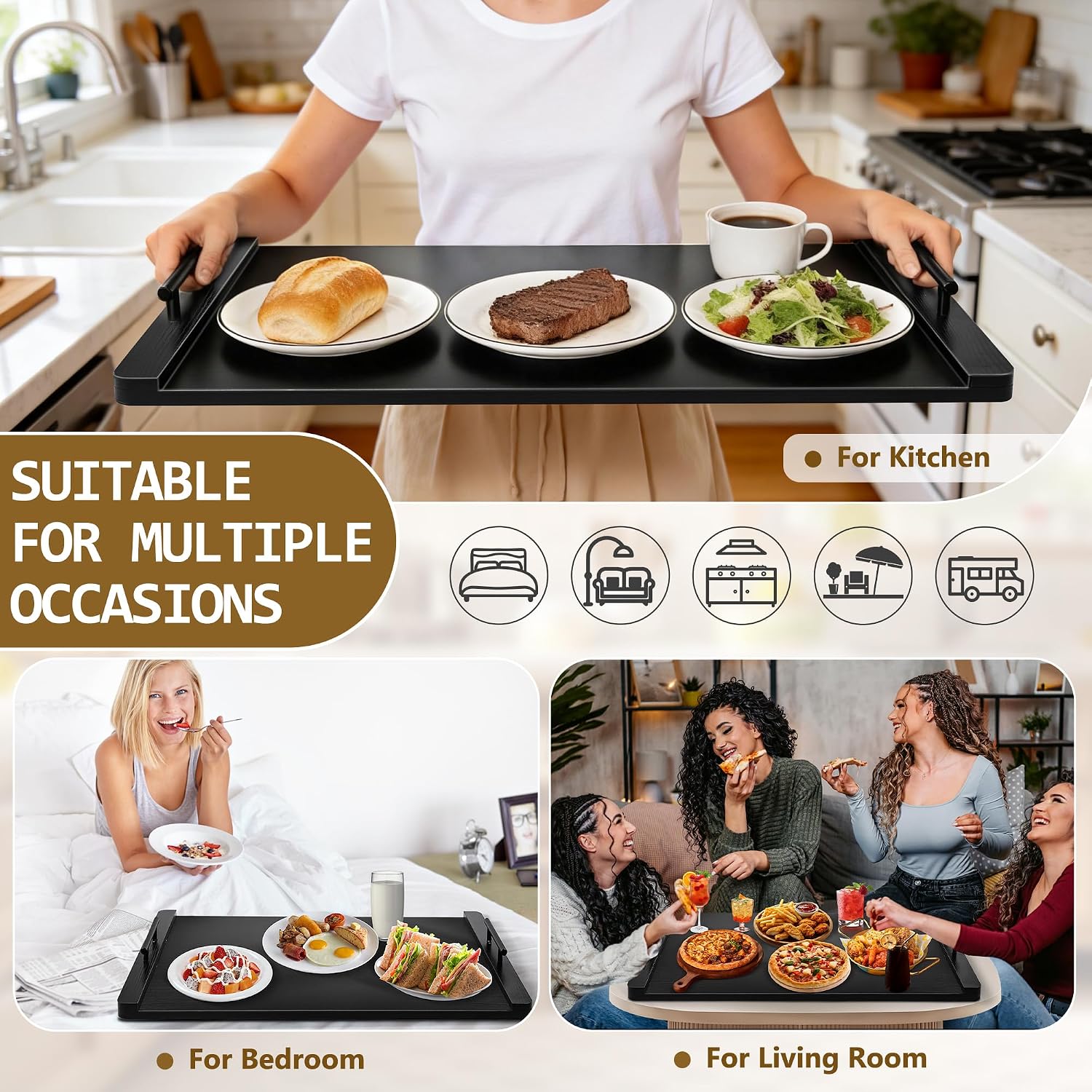 Detalle de FUSOUBOTY Noodle Board Stove Cover with Handles