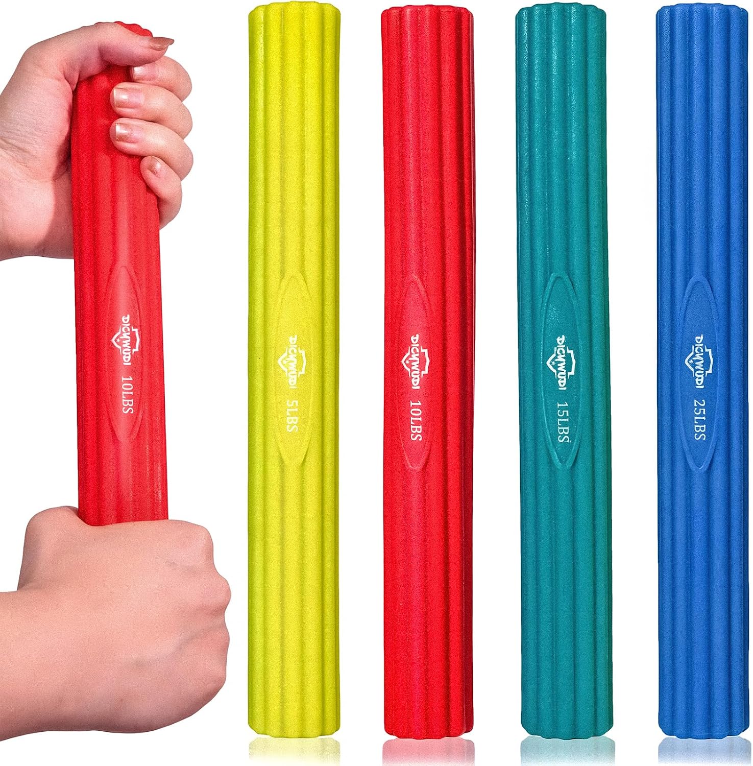 Detalle de DICYWUDI FBA-3-NLB-HLL Flex Therapy Bar Set, 4 Resistance Levels