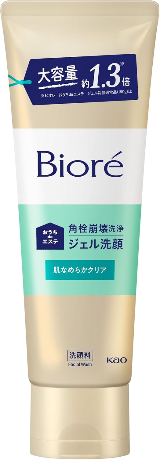 Detalle 2 de Bioré おうちdeエステ 洗顔ジェル なめらか 240g 角栓クリア処方・泡立たないタイプ