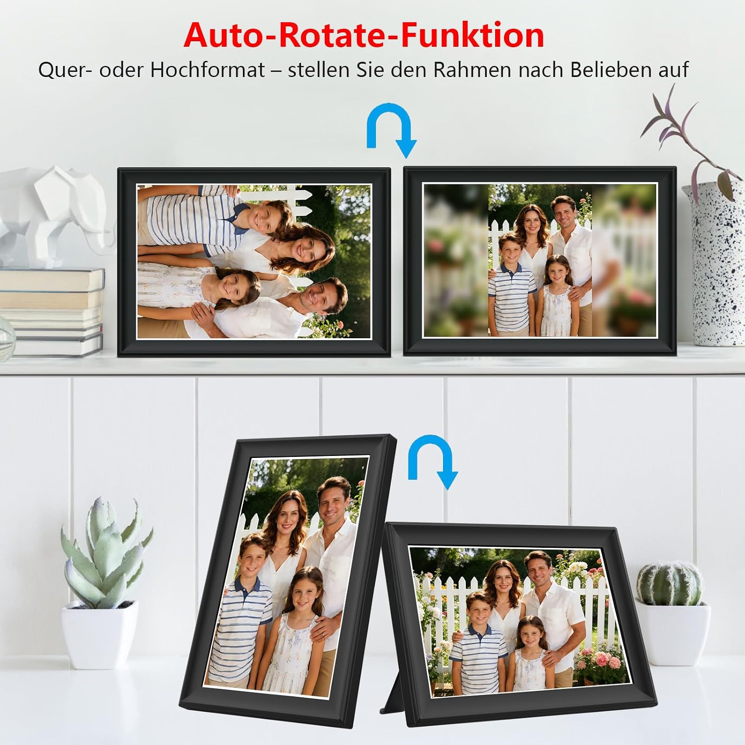 Thumbnail 4 de FRAMEO 11 Zoll digitaler Bilderrahmen mit 64 GB