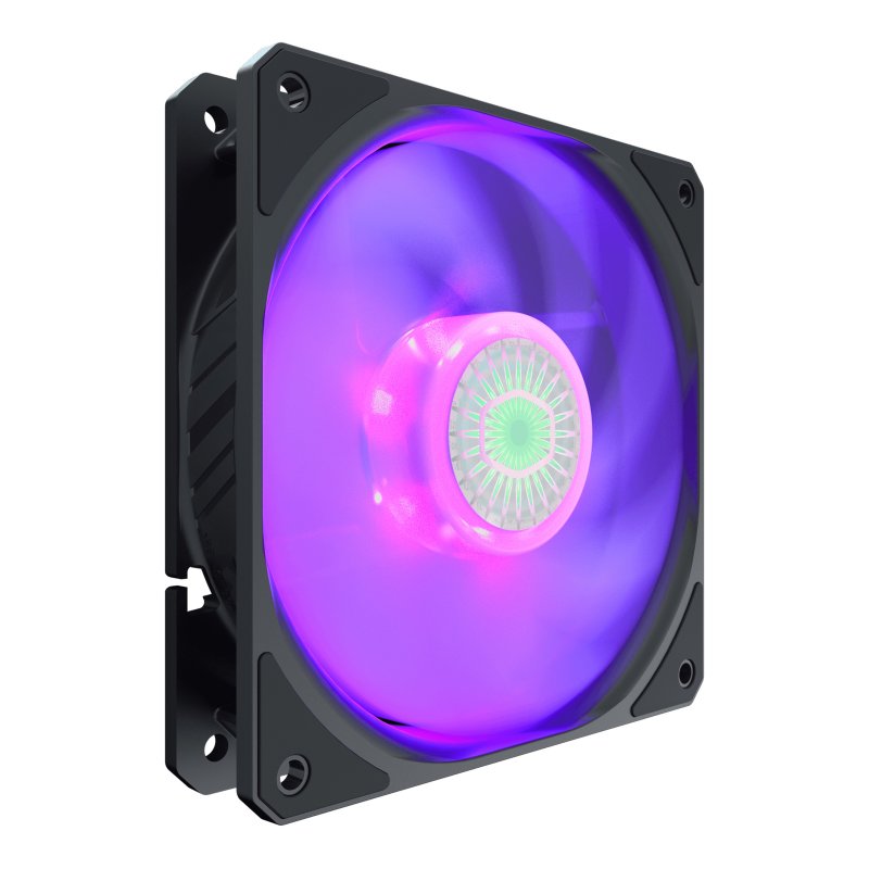 Detalle de Cooler Master SickleFlow 120 RGB, ventilador de 120 mm con iluminación RGB
