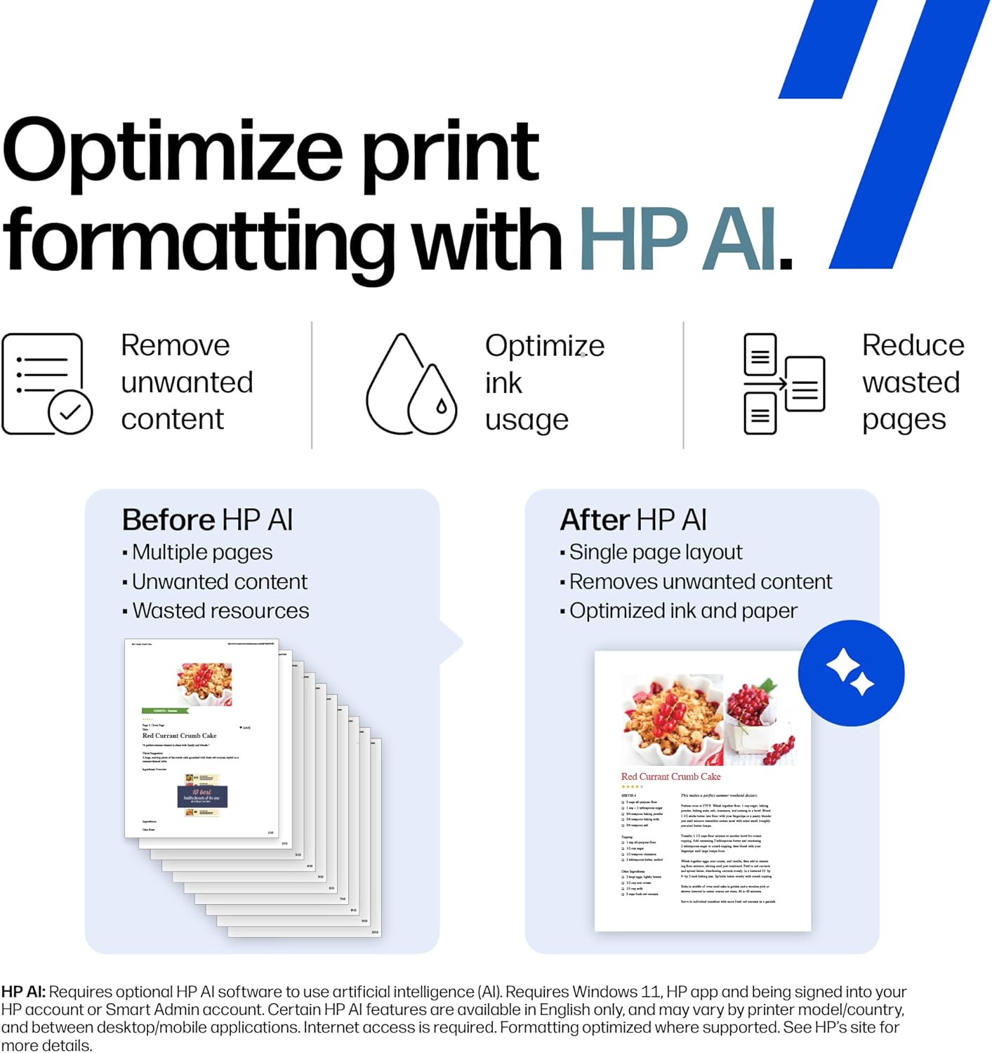 Thumbnail 3 de HP DeskJet 2955 Wireless All-in-One Color Printer (A24HJA) — Compact, AI-assisted Home Office Solution