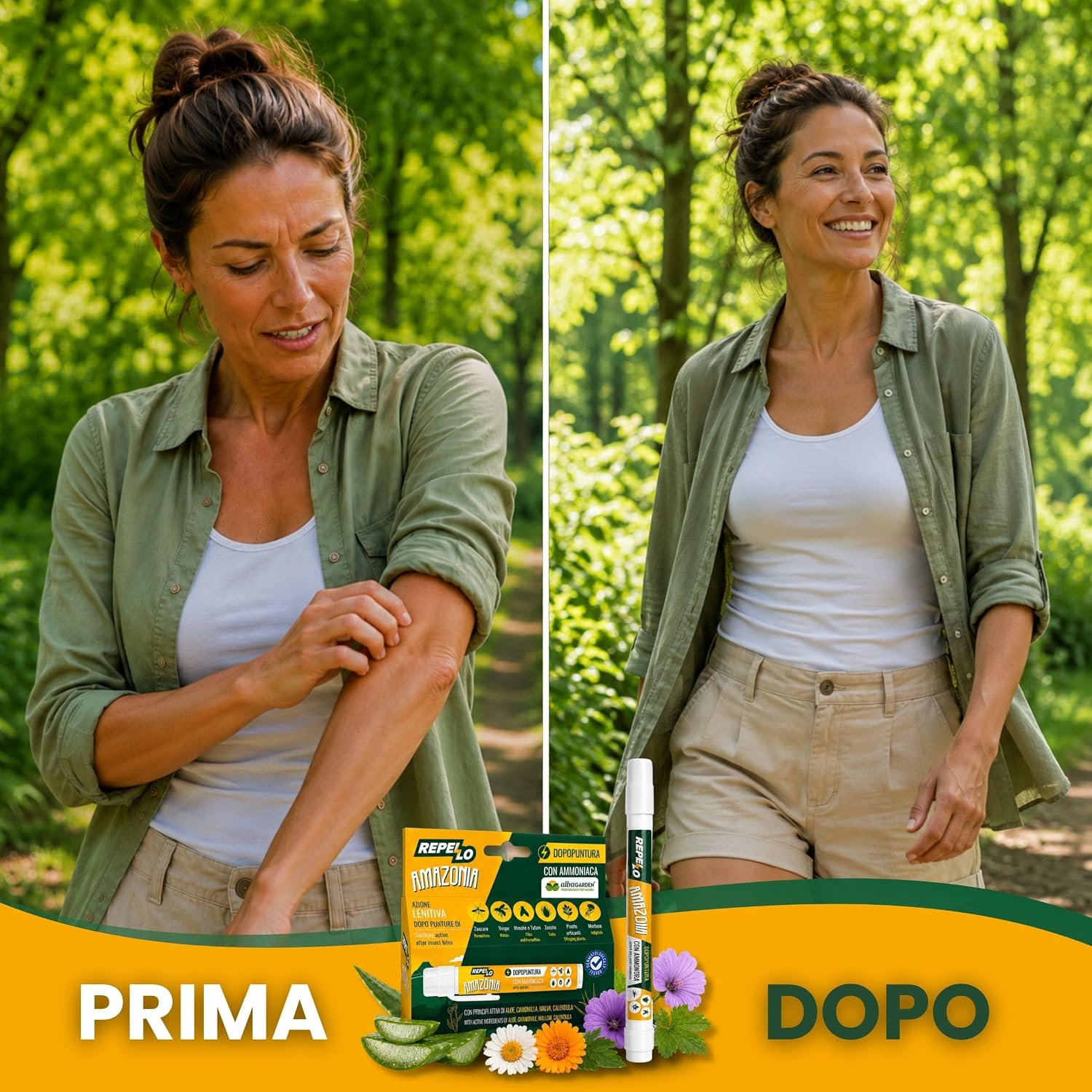 Thumbnail 6 de Albagarden Amazonia Dopopuntura Penna 12ml: sollievo rapido per punture di insetti e irritazioni cutanee