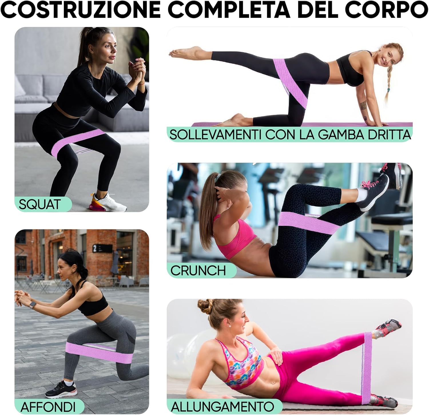 Thumbnail 5 de Suright Elastici Fitness 3 livelli 🧘♀