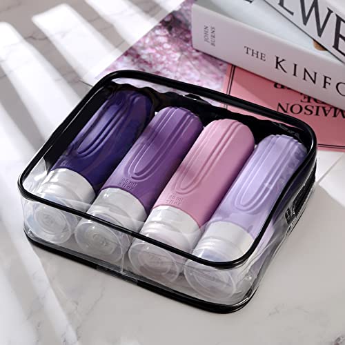 Thumbnail 6 de Mrsdry Travel Bottle Set: 90ml Silicone, Leak-Proof, BPA-Free, TSA-Approved (4 Pack)
